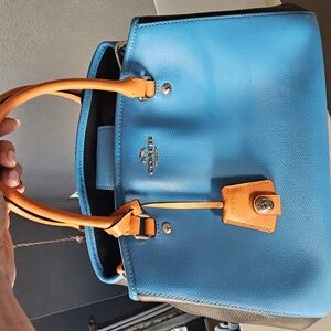 Coach Blue and Orange Women's Bag